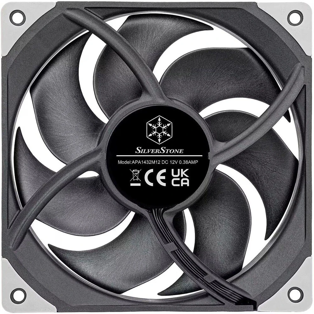 Silverstone Technology ventiliatorius SST-FHL140, 140 mm, juodas