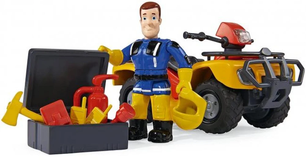 Figūrėlė Simba Strażak Sam - Quad Mercury (109257657)