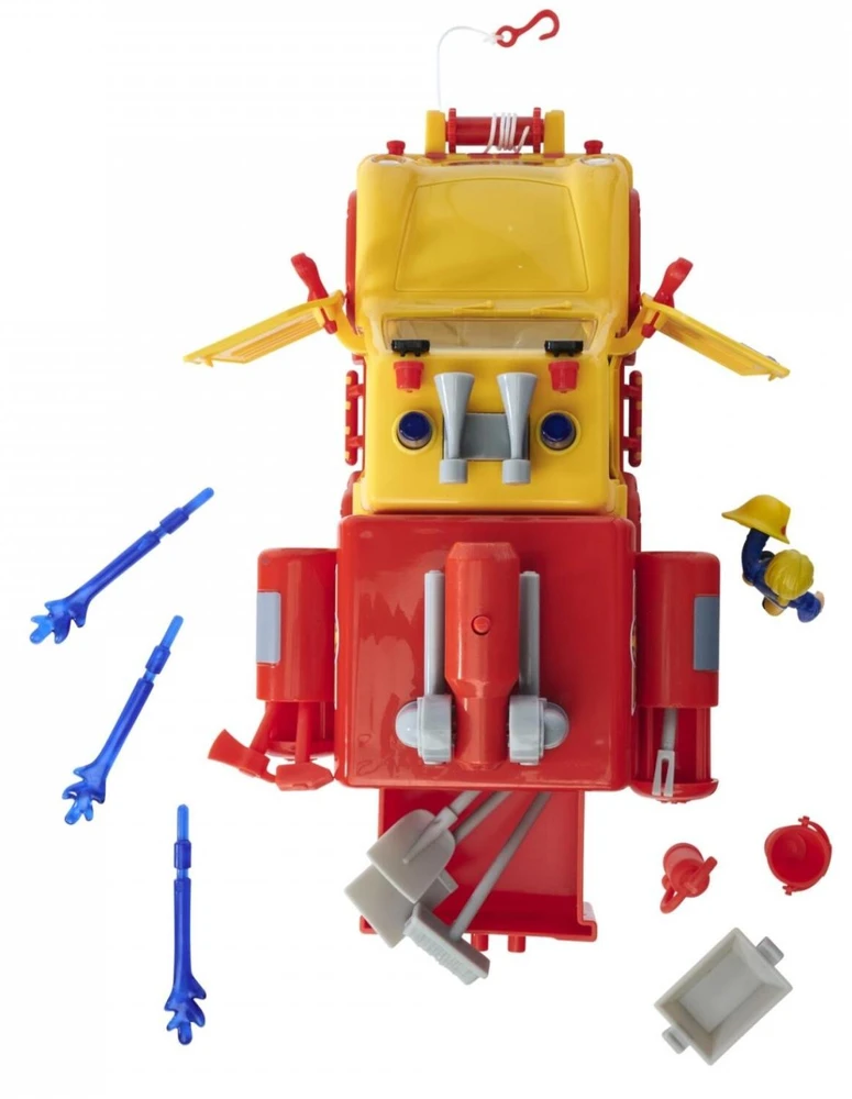 Simba Fireman Sam Fire Engine Venus 2.0 žaislinė transporto priemonė (geltona / oranžinė, su paveikslėliu)