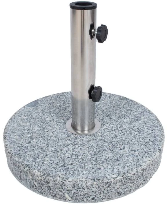 HOME4YOU Skėčio pagrindas D40cm/20kg, granitas