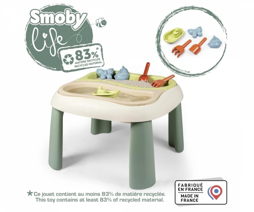 Smoby Smėlio ir Vandens Žaidimų Stalas