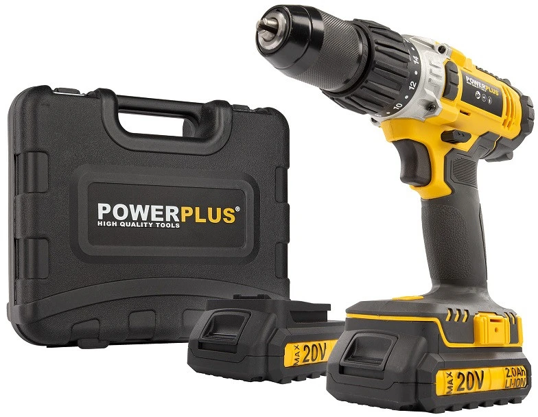 Smūginis gręžtuvas 20V 2xLi-Ion POWX00445 POWERPLUS X