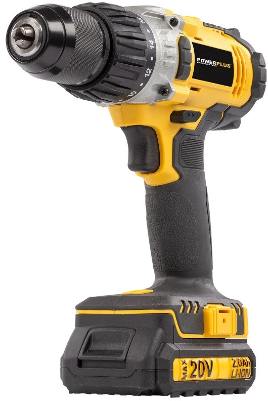 Smūginis gręžtuvas 20V 2xLi-Ion POWX00445 POWERPLUS X