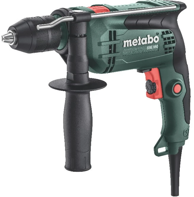Elektrinis smūginis gręžtuvas SBE 650 Quick, Metabo