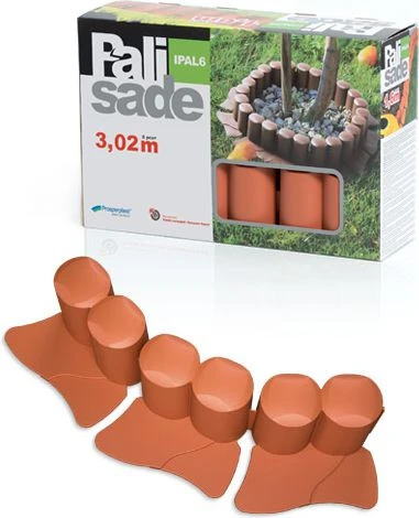 Prosperplast PP GARDEN PALISADE 6 TERACOTT 3,02 m