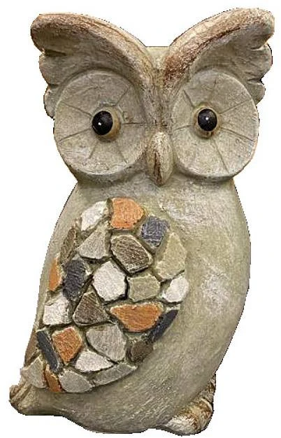 Besk Sodo dekoras pelėda 12x21cm