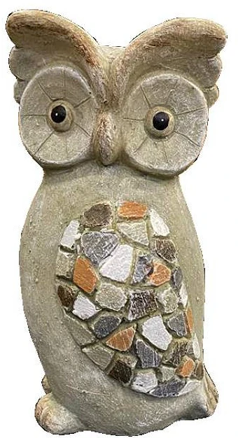 Besk Sodo dekoras pelėda 14x27 cm