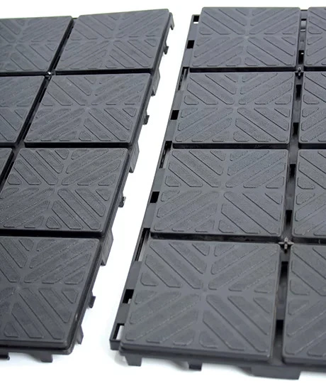 PROSPERPLAST VEJOS KORIO PLOKŠTĖ EASY SQUARE – JUODA 9 vnt. 1,5m2