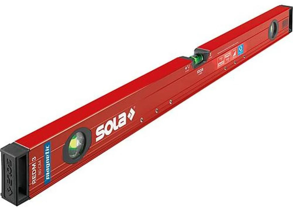 Magnetinis gulsčiukas Sola Raudonas M 3; 100 cm