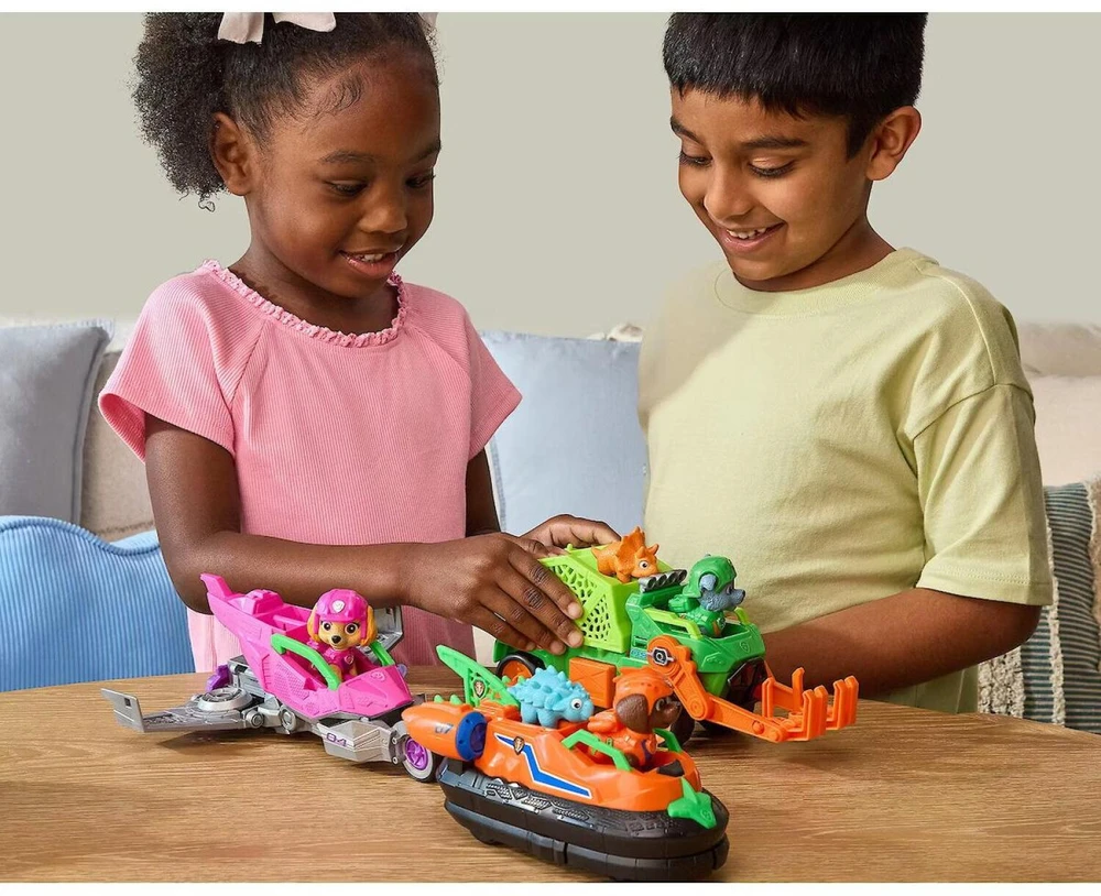 Spin Master PAW PATROL transporto priemonė Dino Theme Rocky, 6075772