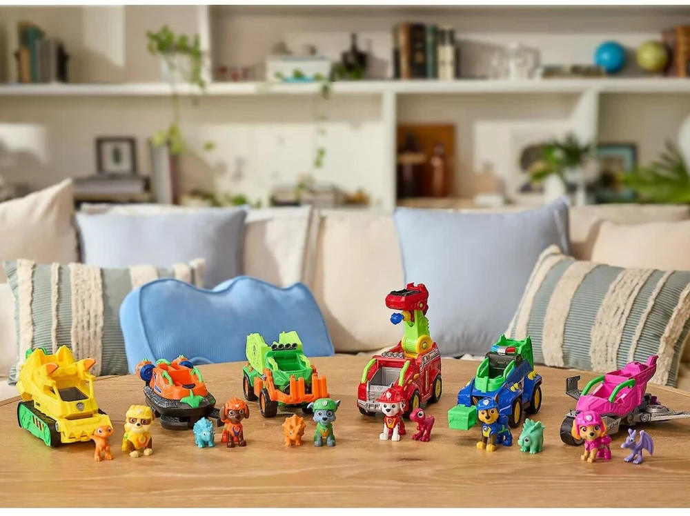 Spin Master PAW PATROL transporto priemonė Dino Theme Rocky, 6075772