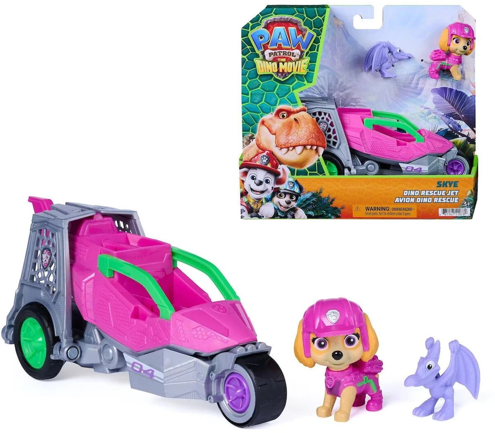 Spin Master PAW PATROL transporto priemonė Dino Theme Skye, 6075758
