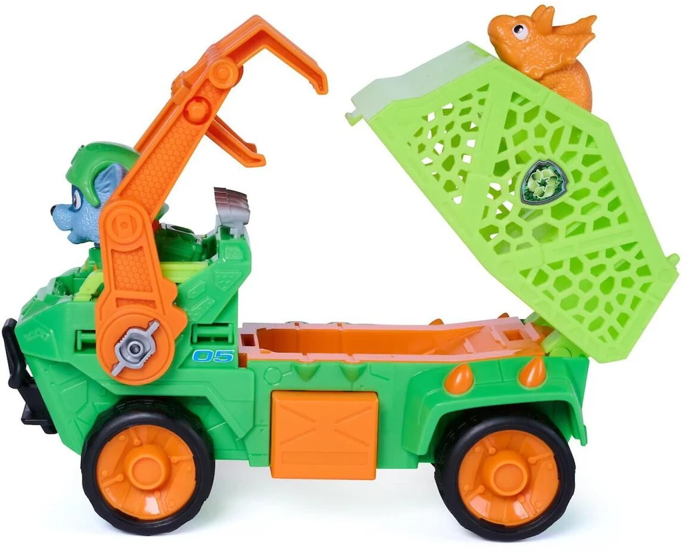 Spin Master PAW PATROL transporto priemonė Dino Theme Rocky, 6075772