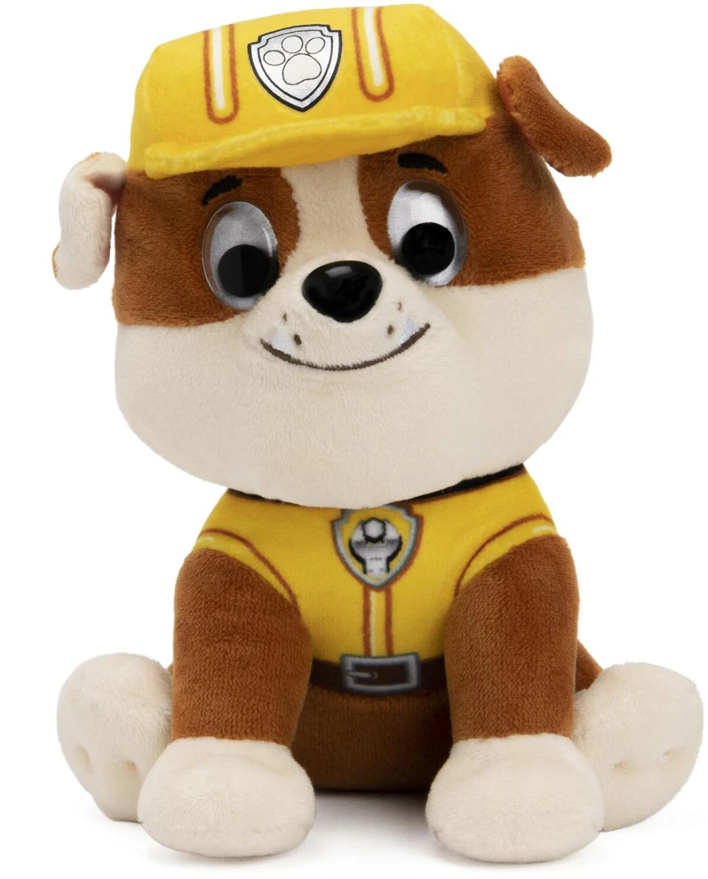 PAW PATROL Pliušinis šuniukas-patrulis RUBBLE, 15cm