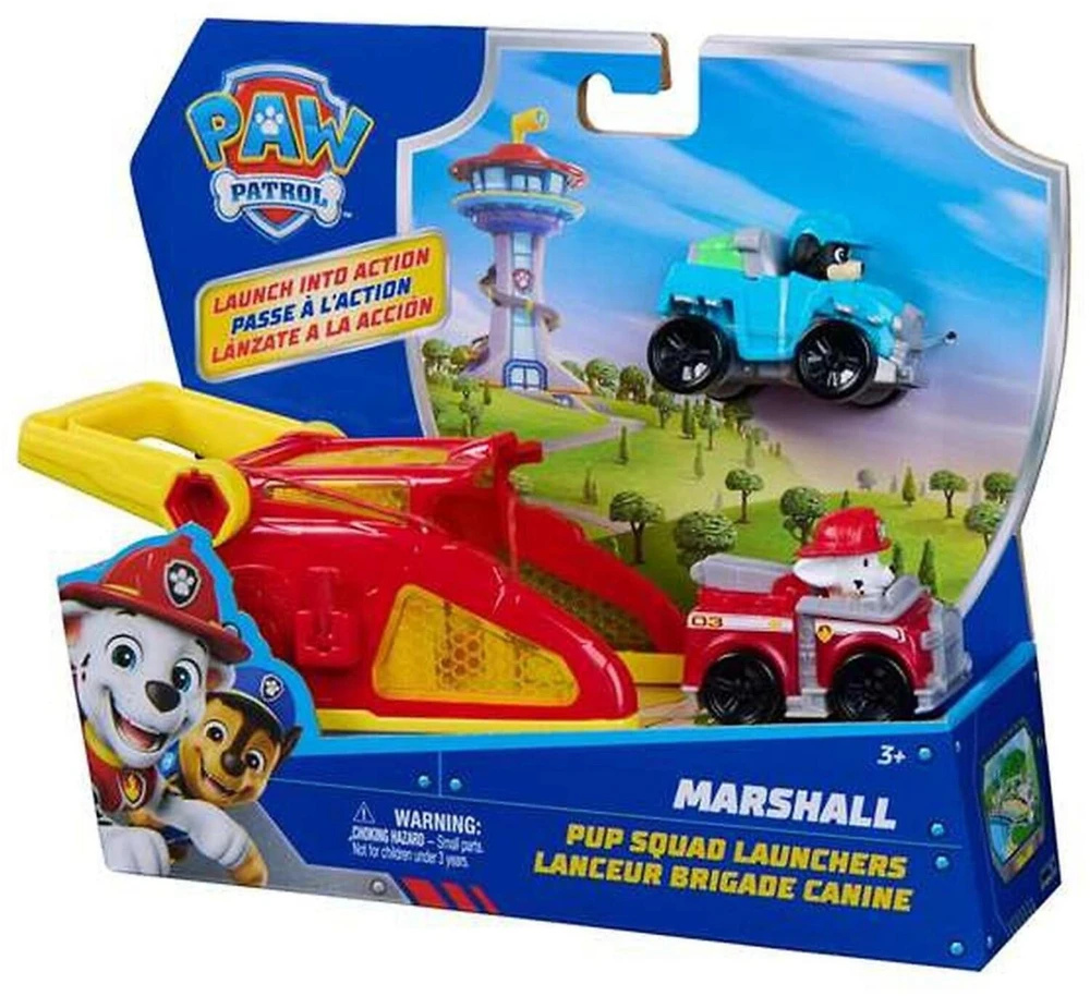 Spin Master Spinmaster Paw Patrol transporto priemonė su figūrėle 6074765, 2 vnt., 3 m., plastikas, judančios dalys, Paw Patrol kolekcija