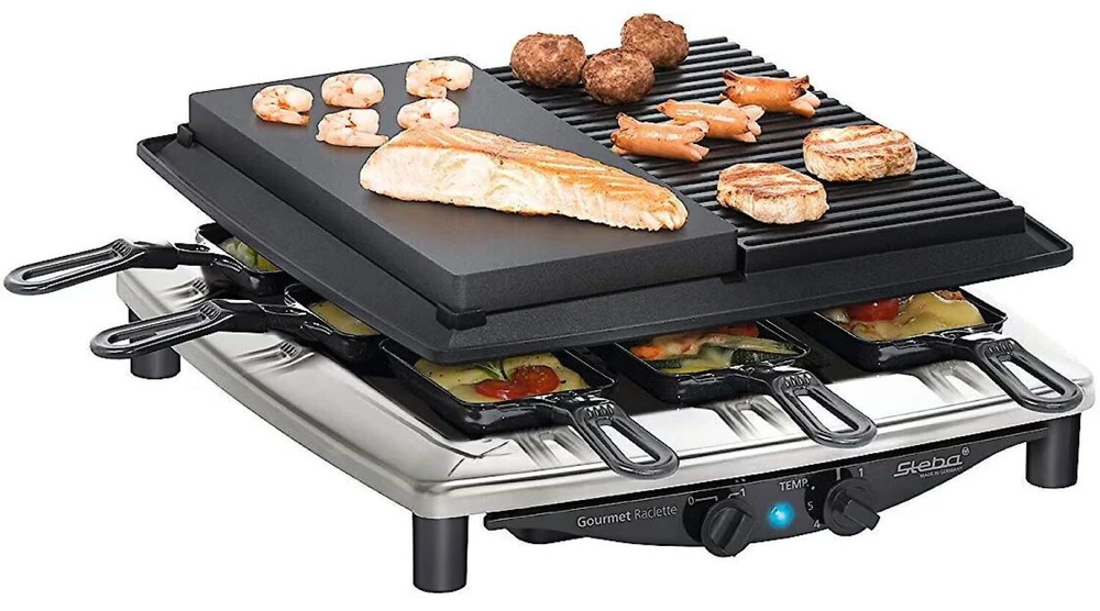 Steba RC 4 plus prabangus chromas Raclette