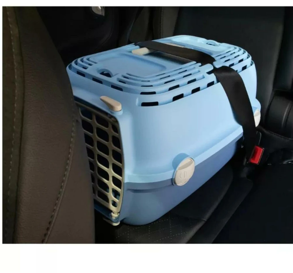 Stefanplast Transport cage Horizon 1 with metal door 48x32x30cm light žalias/žalias