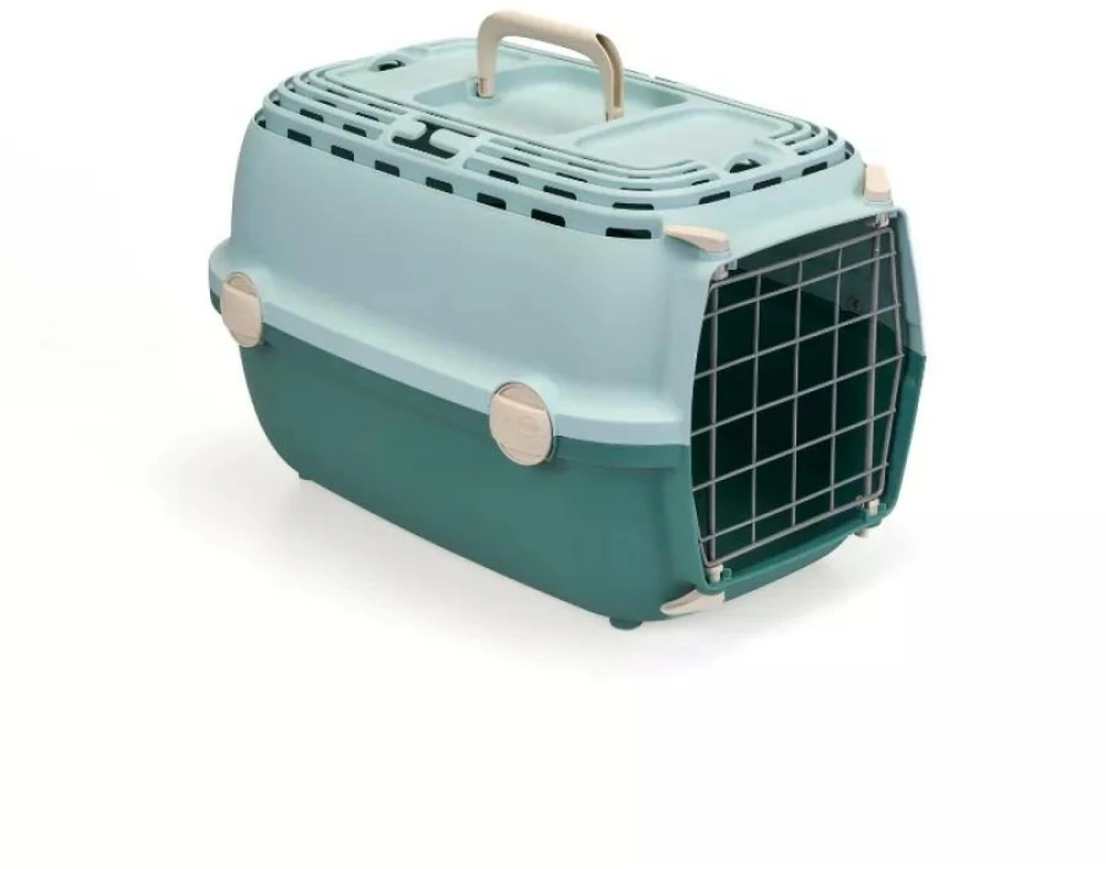 Stefanplast Transport cage Horizon 1 with metal door 48x32x30cm light žalias/žalias