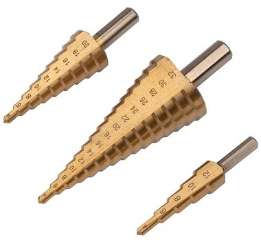 Grąžtas STEP DRILL SET 3PC Kreator