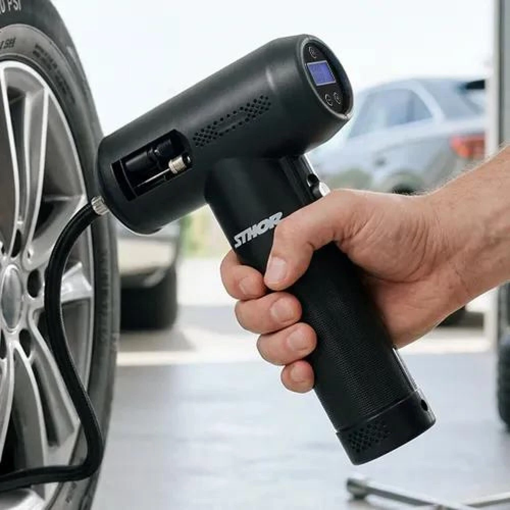 Sthor Toya Sa Poland Belaidis automobilinis kompresorius | su ekranu (82120)