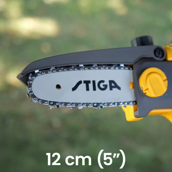 Šakų genėjimo grandininis pjūklas Stiga PR 100e Kit; 20 V; 1x2,0 Ah akum.