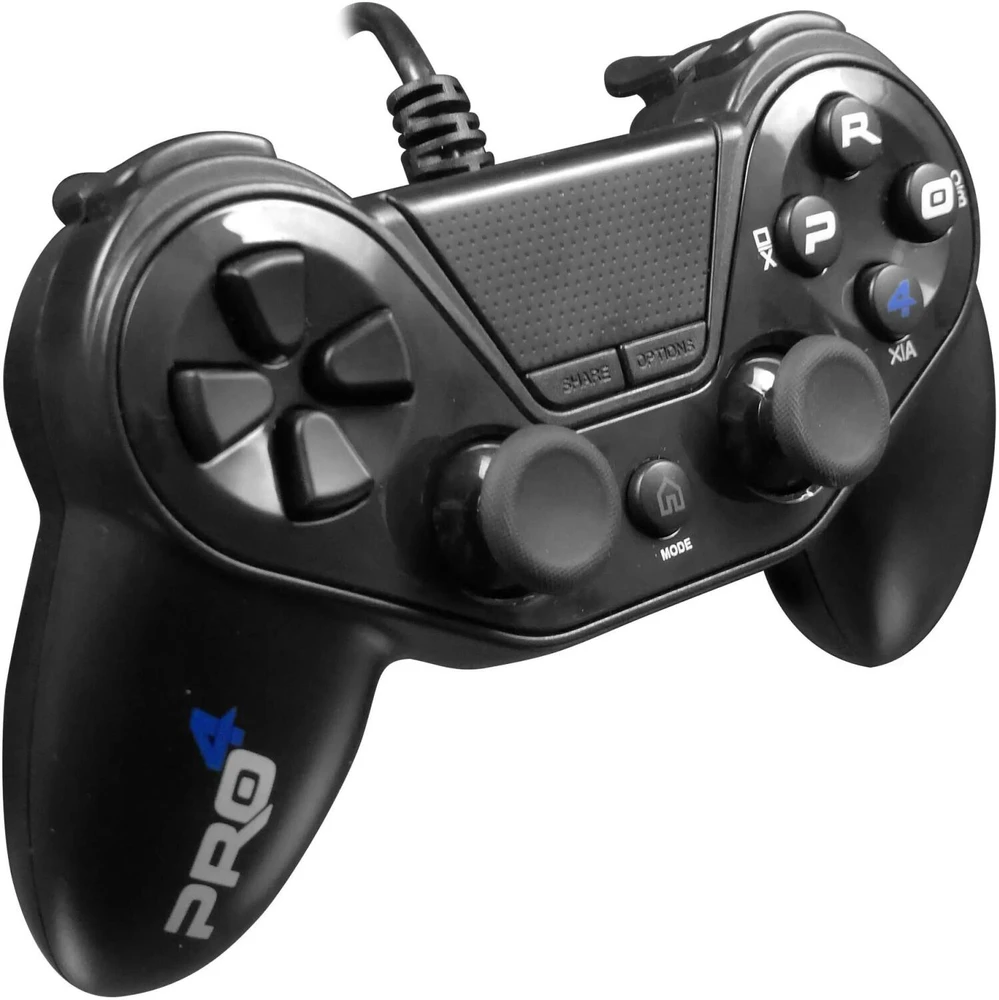 Subsonic Pro 4 Wired Controller for PS4 juodos spalvos
