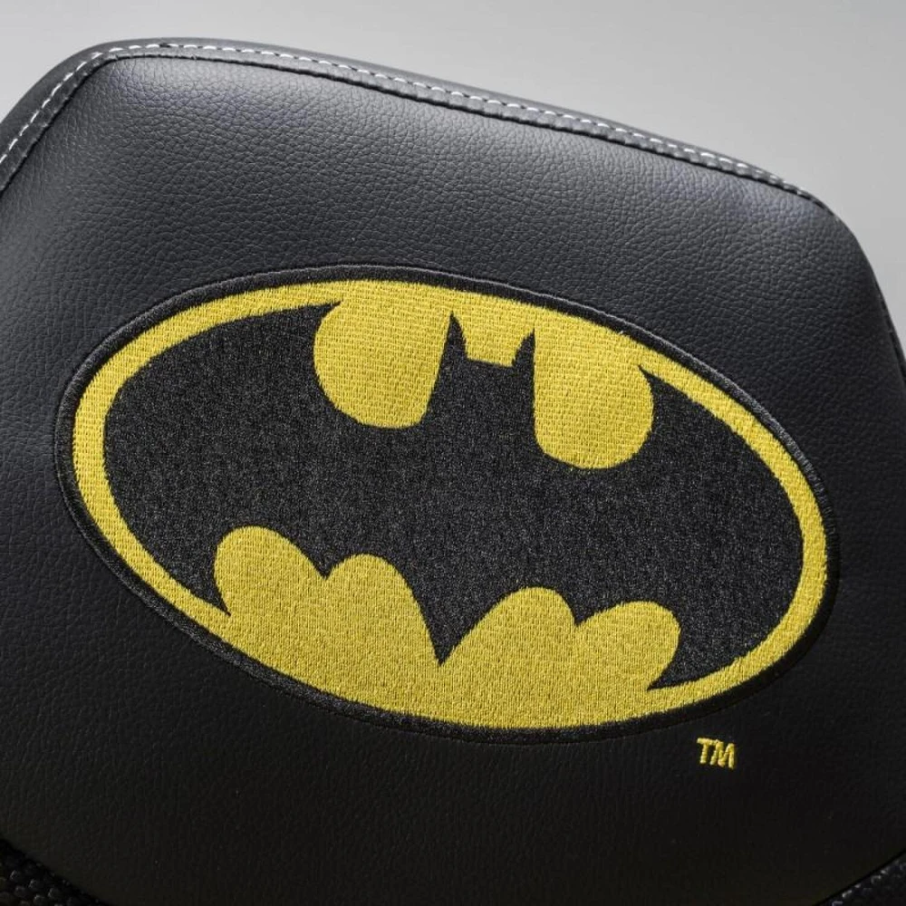 Subsonic fotelis Subsonic Batman Junior žaidimų kėdė paminkštinta minkšta sėdynė juoda, geltona