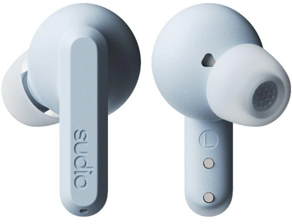 Ausinės Sudio Earbuds | A3 Pro | Bluetooth | į ausis įkišamos | Mikrofonas | Powder Mėlyna | Noise canceling