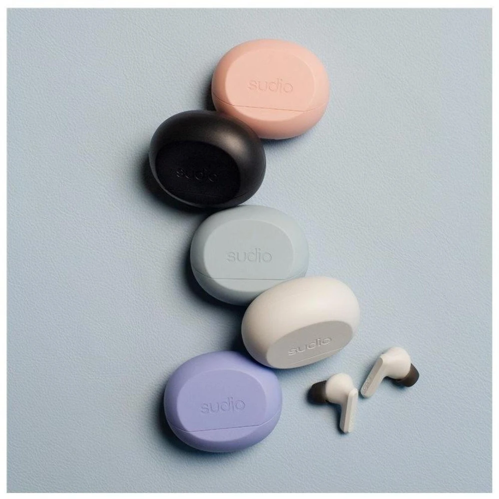 Ausinės Sudio Earbuds | A3 Pro | Bluetooth | į ausis įkišamos | Mikrofonas | Powder Mėlyna | Noise canceling