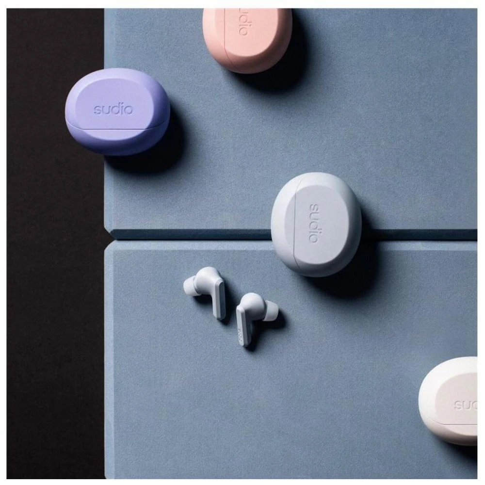 Ausinės Sudio Earbuds | A3 Pro | Bluetooth | į ausis įkišamos | Mikrofonas | Powder Mėlyna | Noise canceling