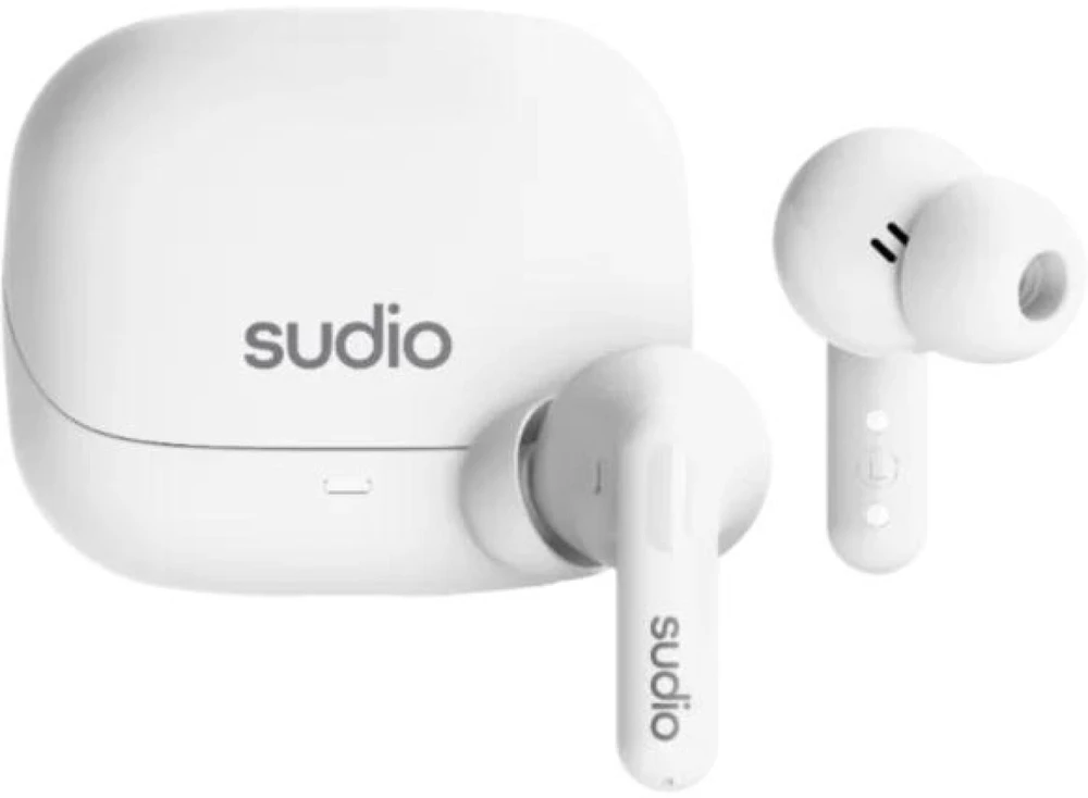 Ausinės Sudio Earbuds | C8 | Bluetooth | į ausis įkišamos | Mikrofonas | Baltas | Noise canceling