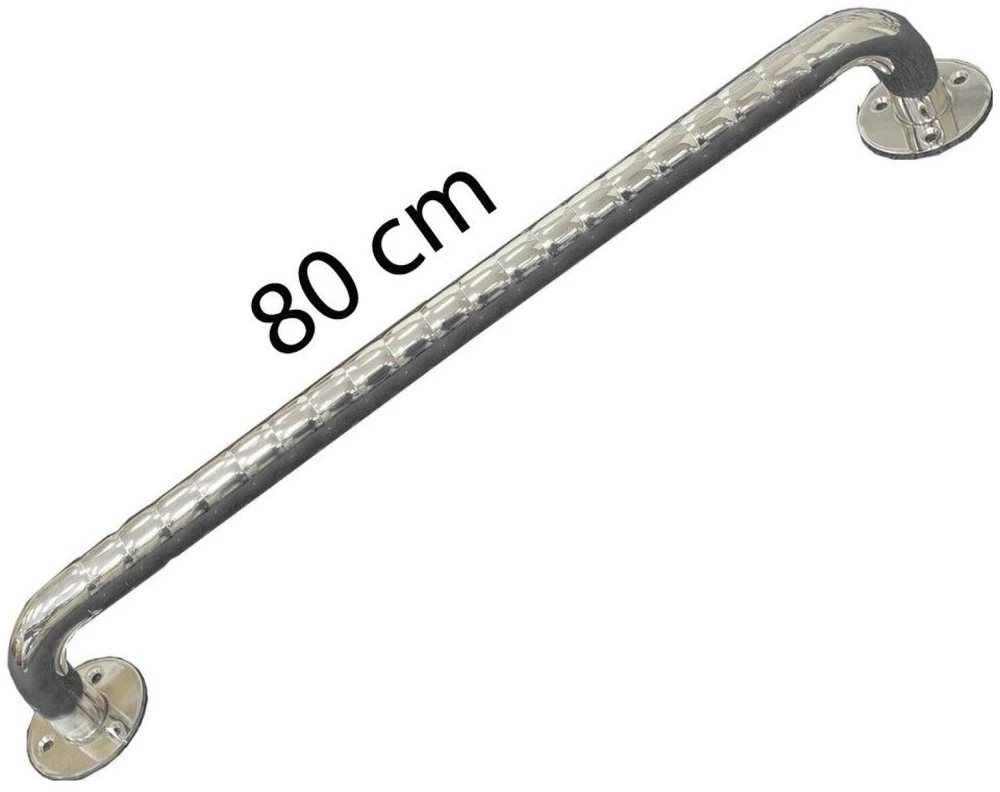 Sundo Homecare GmbH, Vokietija Nerūdijančio plieno ranktūris tvirtinamas prie sienos, 80 cm