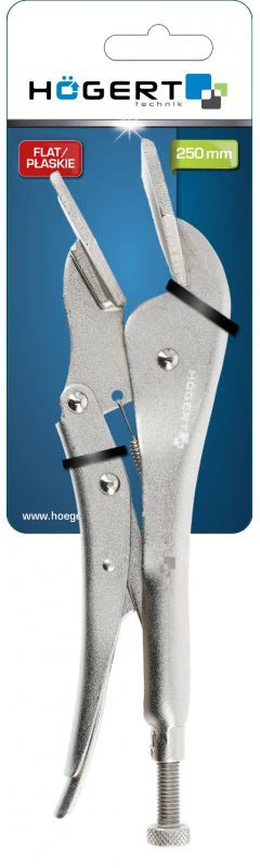 HOGERT Suvirinimo replės 240 mm, plokščios