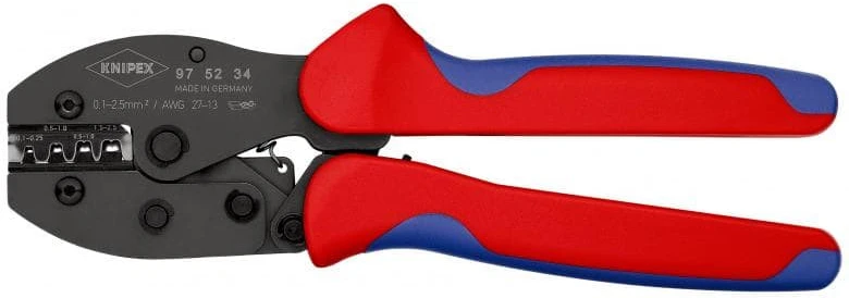 KNIPEX PreciForce gofravimo replės nupoliruotos 220 mm