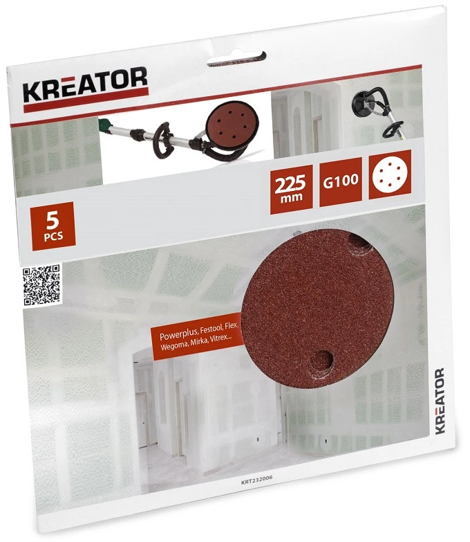 Kreator KRT232006 - 5pcs Grinding wheel 225 mm G100