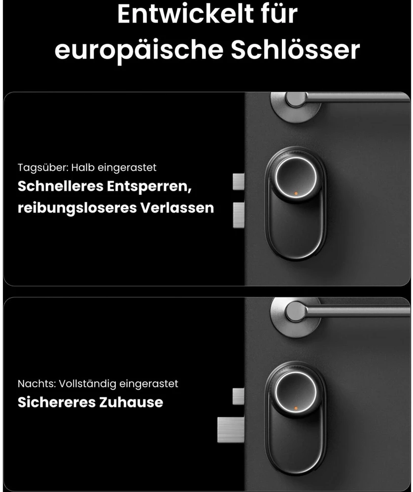 SwitchBot Lock Ultra rinkinys su Hub Mini Matter ir klaviatūra Touch
