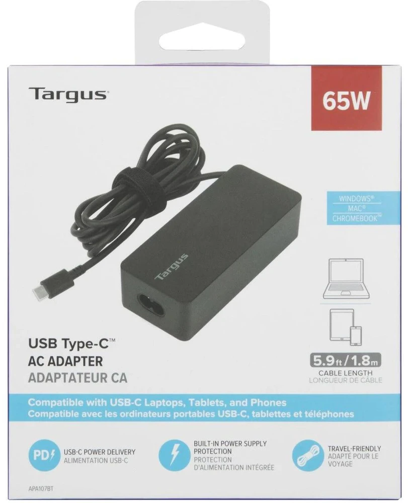 TARGUS USB-C 65W PD Įkroviklis