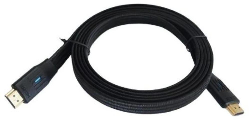 TB Kabelis HDMI v 2.1 płaski 2m juoda