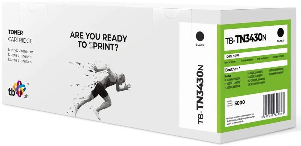 Tb Print Brother HL-L6300DW TB-TN3430N BK spausdinimo toneriai, 100 % originalūs