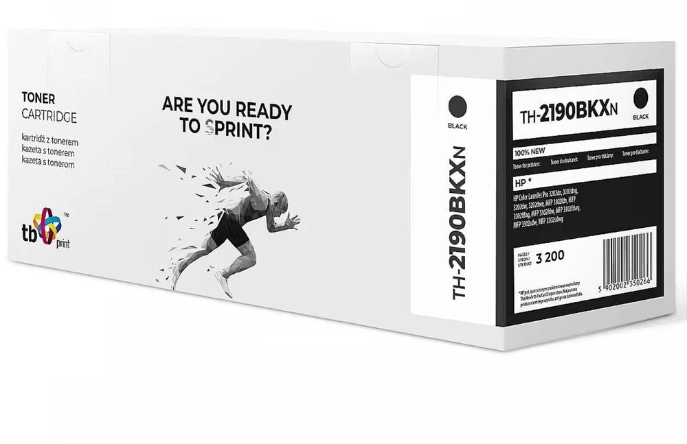 Tb Print Toneris, skirtas HP Color LaserJet Pro 3202, W2190X TH-2190BKXN, 100 % naujas, juoda