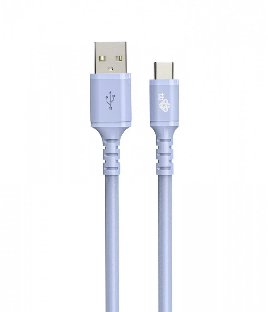 TB Kabelis USB-USB C 1m silikonowy violetinė