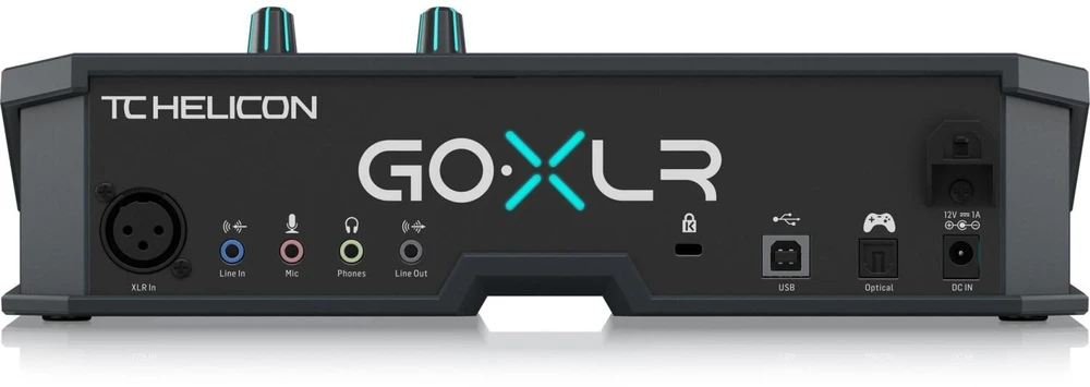 TC Helicon GO XLR – maišytuvas ir sempleris transliacijoms