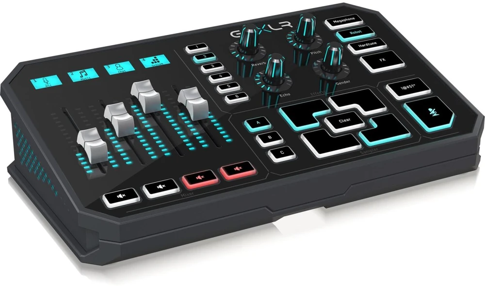 TC Helicon GO XLR – maišytuvas ir sempleris transliacijoms