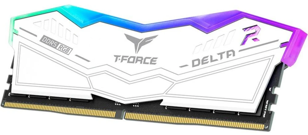 Nešiojamo kompiuterio atmintis Team Group Teamgroup operatyvioji atmintis T-Force Delta RGB FF4D532G6400HC32ADC01, DDR5, 16 GB, 6400 MHz, CL32, 1.35 V, 2 modulių rinkinys