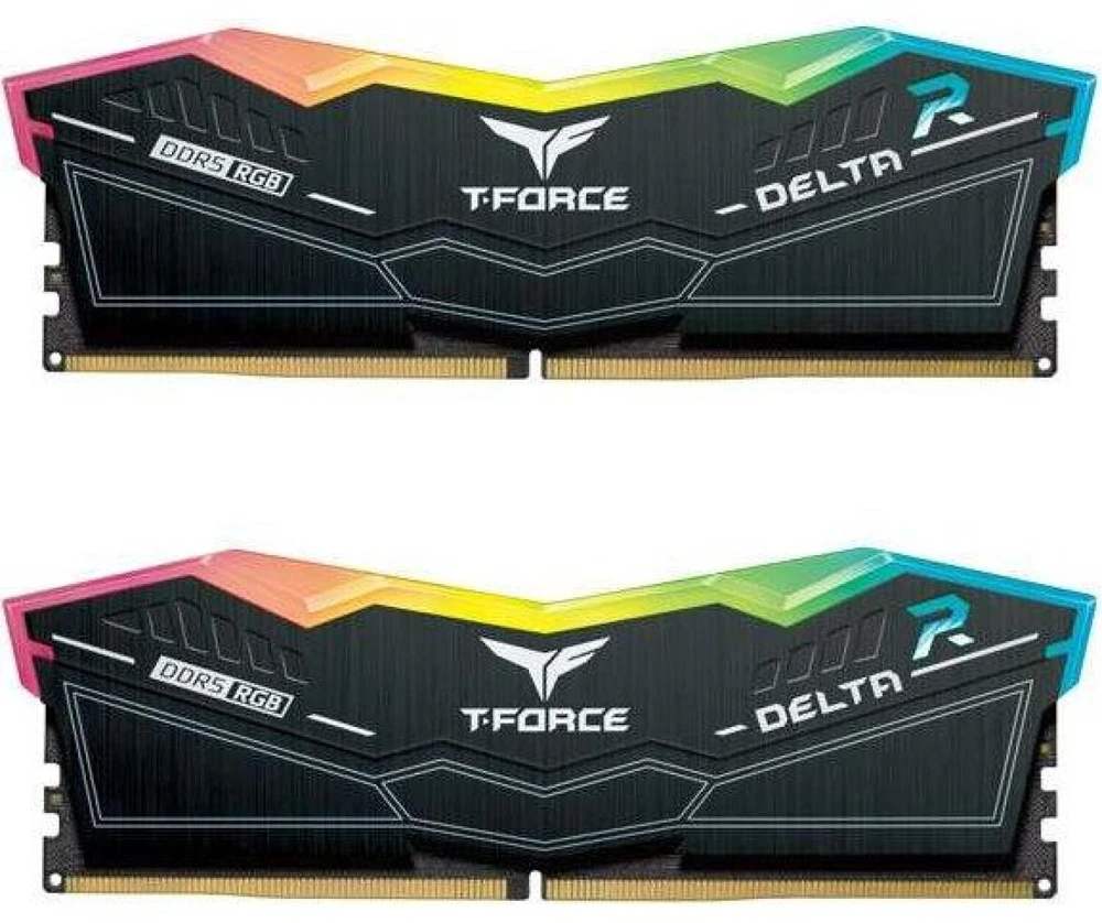 RAM Team Group Delta RGB, DDR5-6000, CL30, 32 GB - juodas