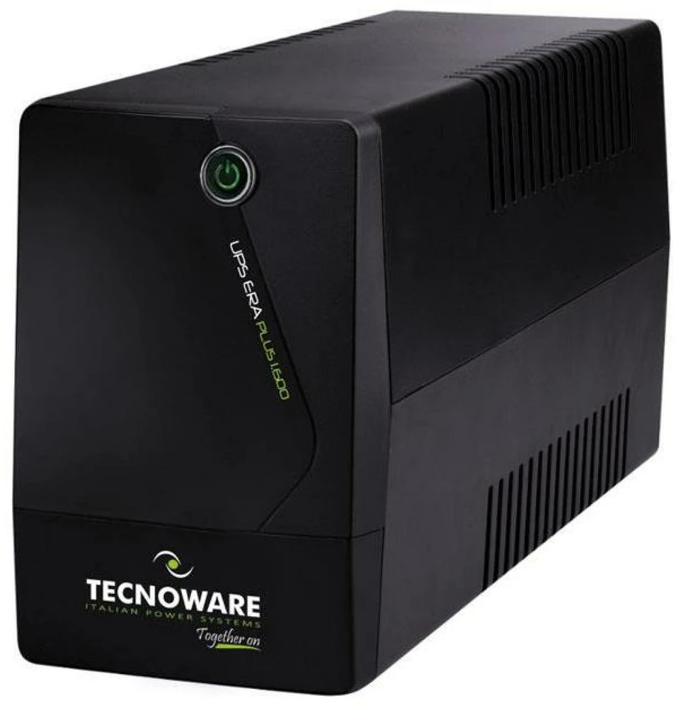 UPS|TECNOWARE|1200 W|1600 VA|Bangos formos tipas Sinewave|LineInteractive|1 fazės fazė|Stalinis kompiuteris/pjedestalas|FGCERAPL1602SCH