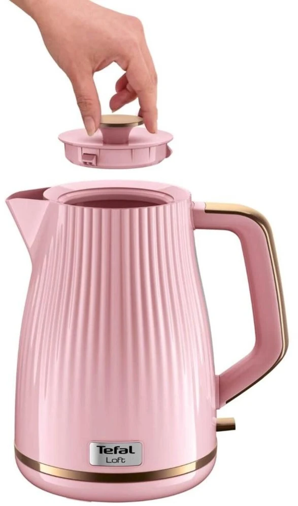 Tefal Loft KO2517E0 Elektrinis virdulys 1.7 l Rožinė