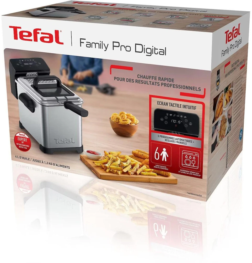 Skaitmeninė gruzdintuvė Tefal FR507D Family Pro