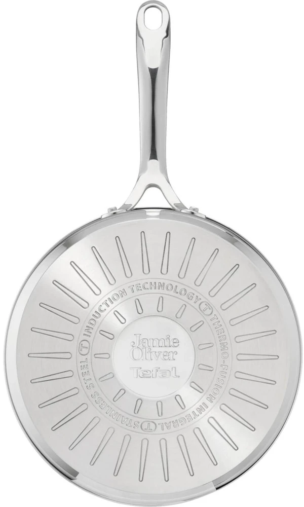 Tefal Kepimo keptuvė su dangčiu By Jamie Oliver Cook Smart E31033, 25 cm, aliuminis, nerūdijantis plienas, 3,26 l, indukcinė
