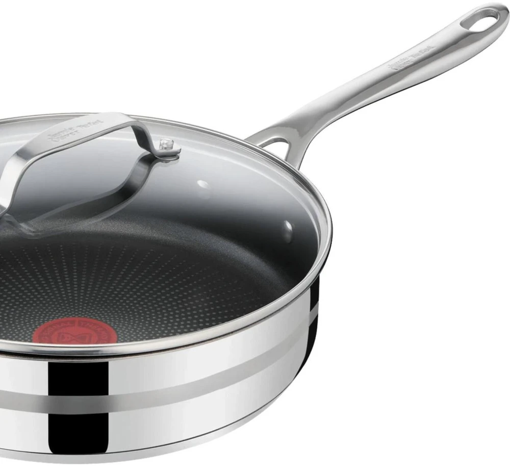 Tefal Kepimo keptuvė su dangčiu By Jamie Oliver Cook Smart E31033, 25 cm, aliuminis, nerūdijantis plienas, 3,26 l, indukcinė
